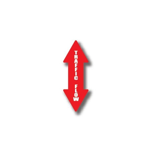 Ergomat 34in x 12in ARROW SIGNS - Traffic Flow Double Arrow DSV-SIGN 408 #0458UP -UEN - main